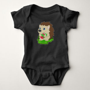 Porcupine Christmas Christmas ball Baby Bodysuit