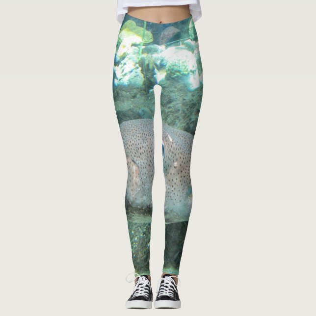 Porcupine Fish Close Leggings (Front)