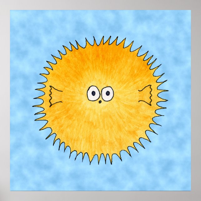 Porcupine Fish. Poster (Front)