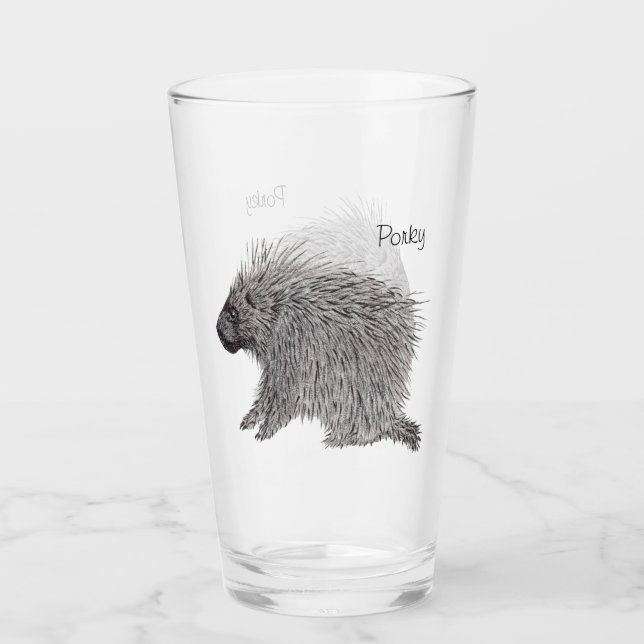 Porcupine Glass (Front)