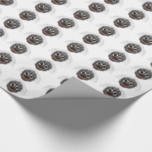 Porcupine - Glossy Wrapping Paper, 30" x 15' Paper