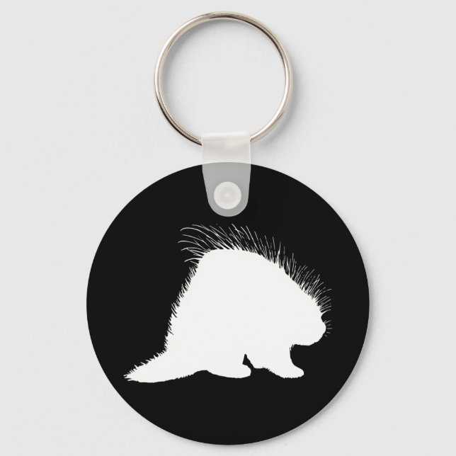 Porcupine Keychain (Front)