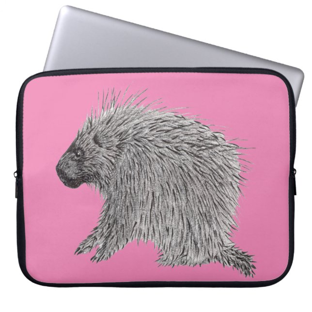 Porcupine Laptop Sleeve (Front)