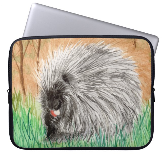 Porcupine Laptop Sleeve (Front)