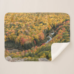 Porcupine Mountains Wilderness State Park Sherpa Blanket
