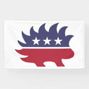 Porcupine of the Libertarian Party Banner