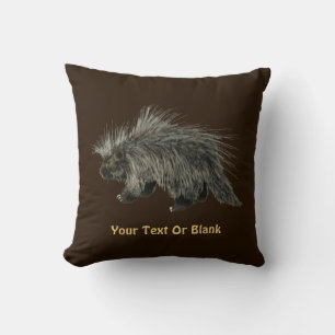 Porcupine Throw Pillow