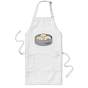Pork Bun dim sum Chinese breakfast steamed bbq bun Long Apron