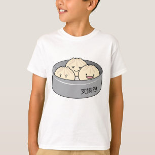 Pork Bun dim sum Chinese breakfast steamed bbq bun T-Shirt
