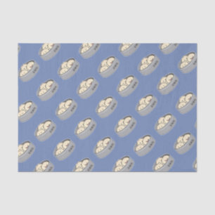 Pork Bun dim sum Chinese breakfast steamed bbq bun Tissue Paper