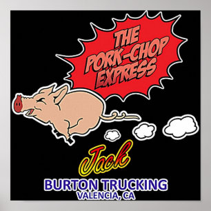 Pork Chop Express TShirt Poster