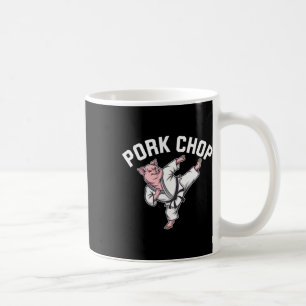 Pork Chop - Funny Pig Karate Pun Coffee Mug