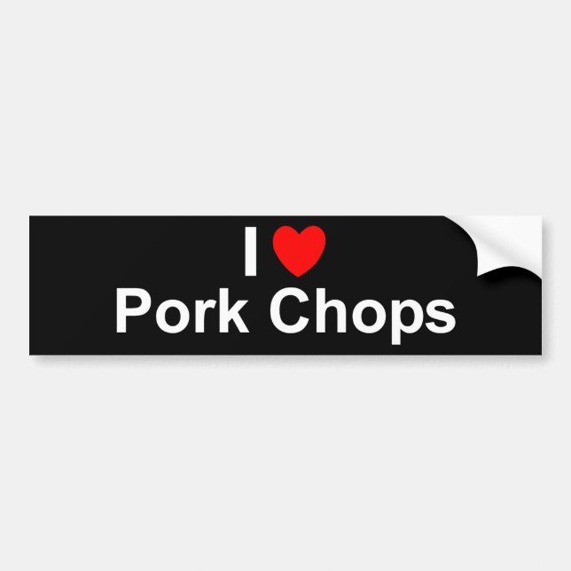 Pork Chops Bumper Sticker (Front)