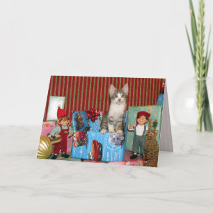 Pork Chop's Christmas - Cat / Kitten Holiday Card