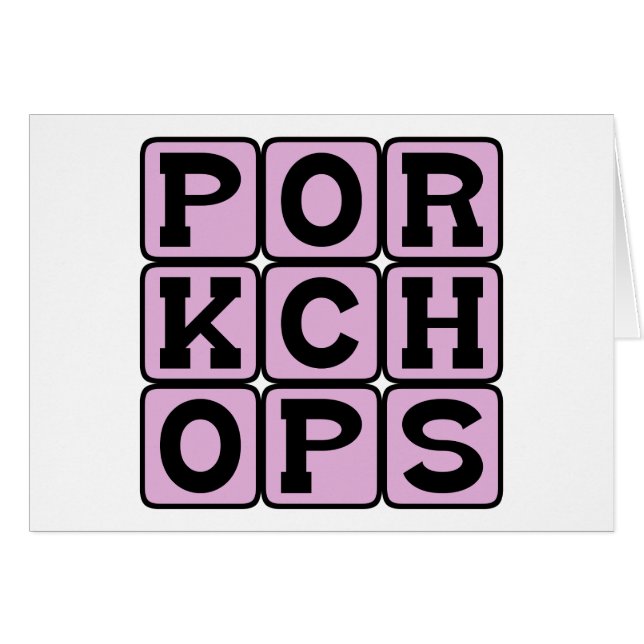 Pork Chops, Pig Meat (Front Horizontal)