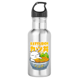 Pork Katsudon Cat 532 Ml Water Bottle