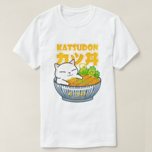 Pork Katsudon Cat T-Shirt
