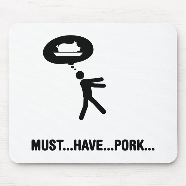 Pork Lover Mouse Pad (Front)