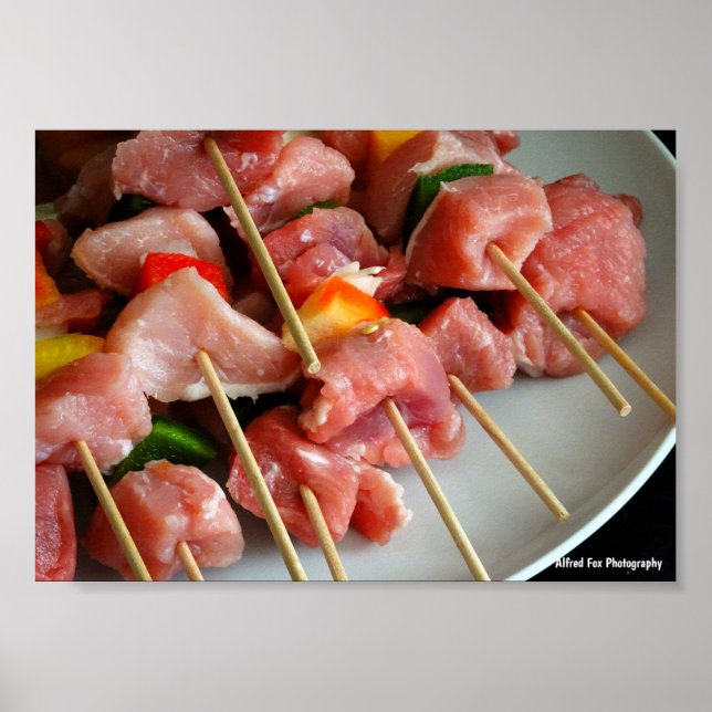 Pork Pepper Skewers Poster (Front)