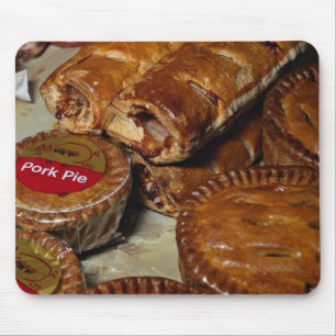 Pork pies and sausage rolls mouse pad