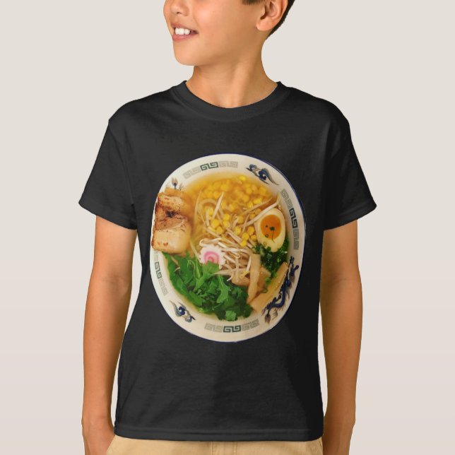 Pork Ramen Noodle Soup T-Shirt (Front)