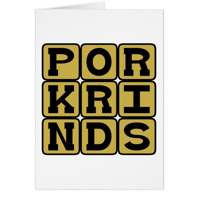 Pork Rinds, Pig Snack (Front)