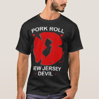 Pork Roll New Jersey Devil Breakfast Food Pine Bar T-Shirt