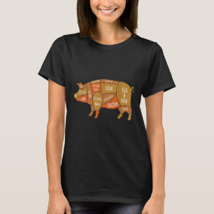 Pork Smoked Meat Lover Funny Bbq Chef Gift Grillin T-Shirt