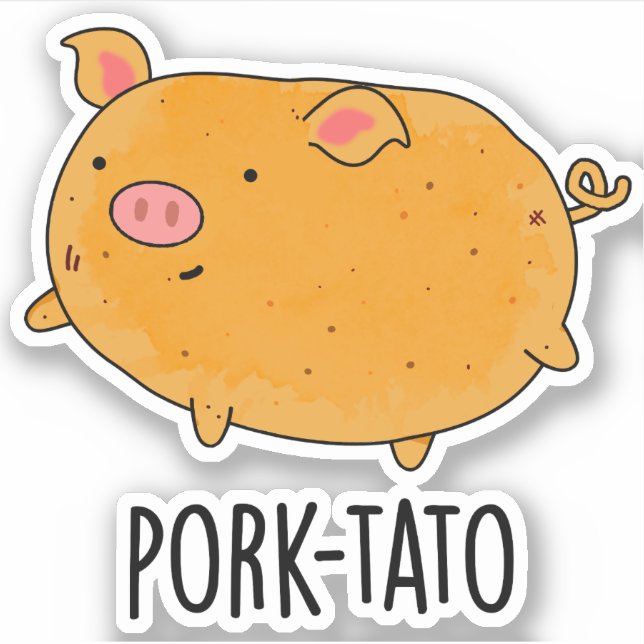 Pork-tato Funny Potato Pun  (Front)