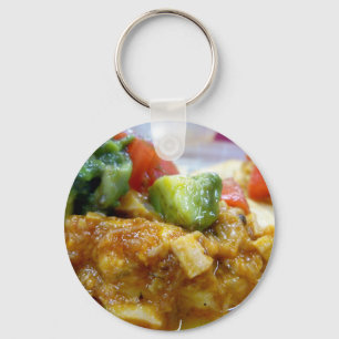 Pork tostada keychain