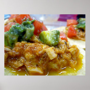 Pork tostada poster