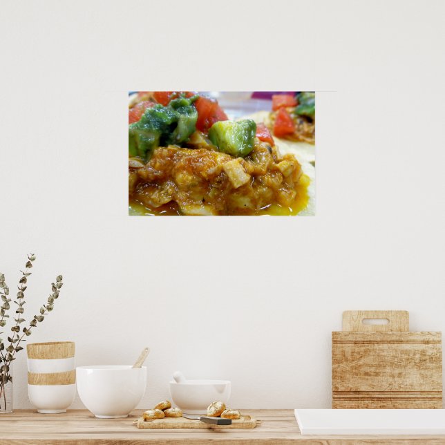 Pork tostada poster (Kitchen)