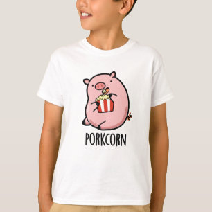 Porkcorn Funny Popcorn Pun  T-Shirt