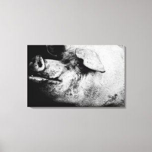 porker portrait canvas print