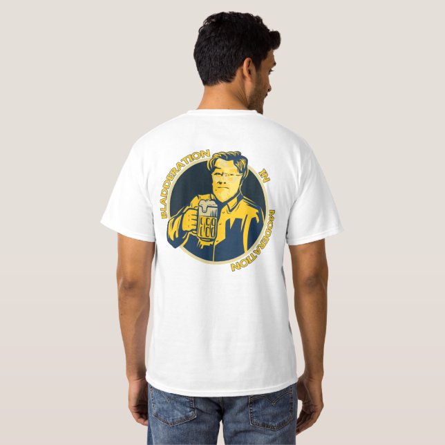 Porky Bladderation Beer Tee Shirt (Back Full)