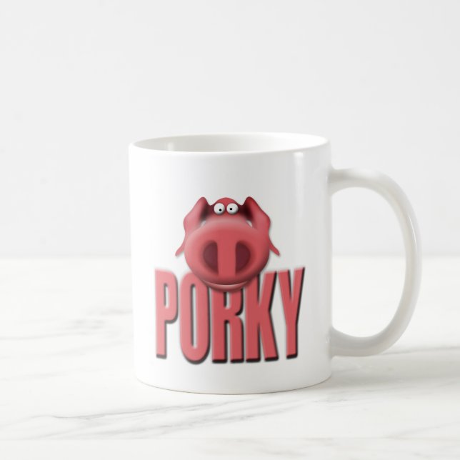 porky coffee mug (Right)