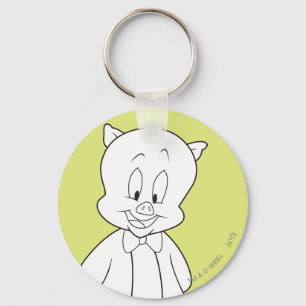 Porky Hello Friend Keychain