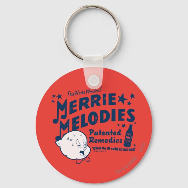 Porky MERRIE MELODIES™ Remedies 2 Keychain (Front)