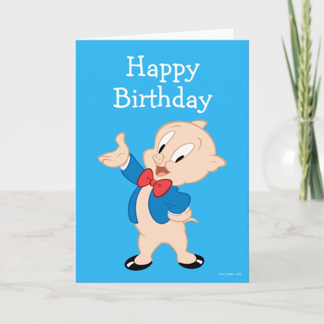 Porky Pig | Classic Pose Card (Front)