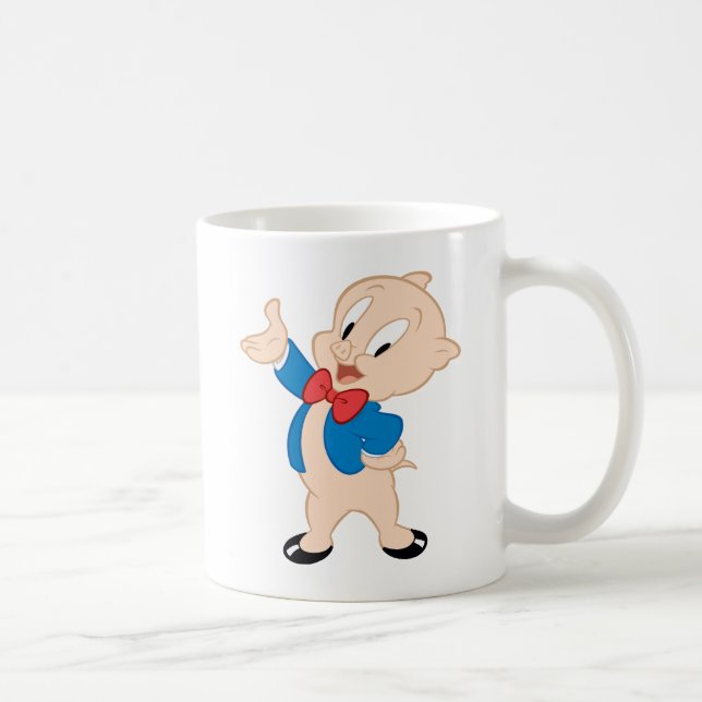 Porky Pig | Classic Pose Coffee Mug (Right)