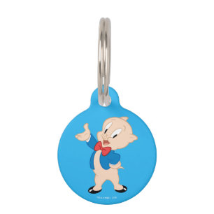 Porky Pig   Classic Pose Pet Tag