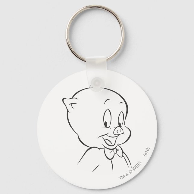 Porky Pig Expressive 4 Keychain (Front)