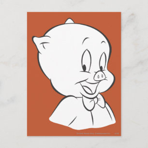 Porky Pig Expressive 4 Postcard