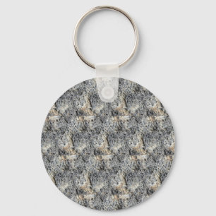 Porous Stone   Tilled Pattern   Keychain
