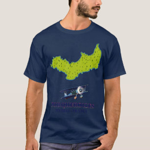 Porquerolles France island travel map T-Shirt