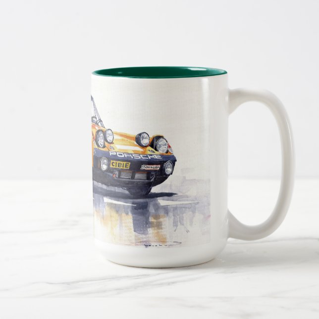 Porsche 914-6 GT Rally Two-Tone Coffee Mug (Right)
