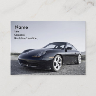 "Porshe" Chubby Profile Card