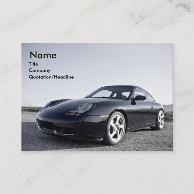 "Porshe" Chubby Profile Card (Front)