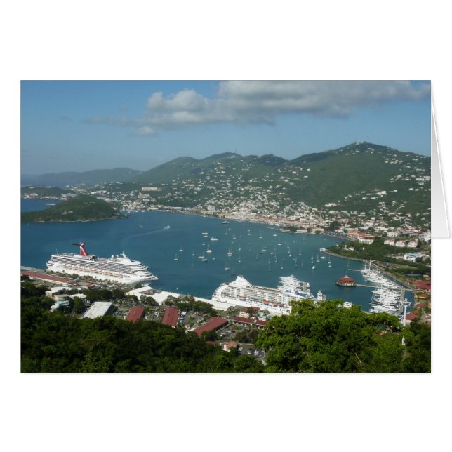Port à St. Thomas Îles Vierges américaines (Devant horizontal)
