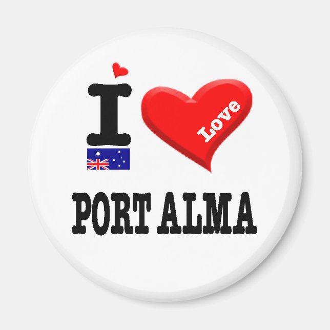 PORT ALMA - I Love Magnet (Front)